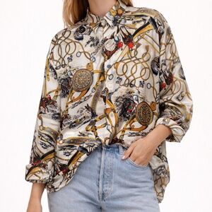 Carducci | Vintage Equestrian Button Down | Large